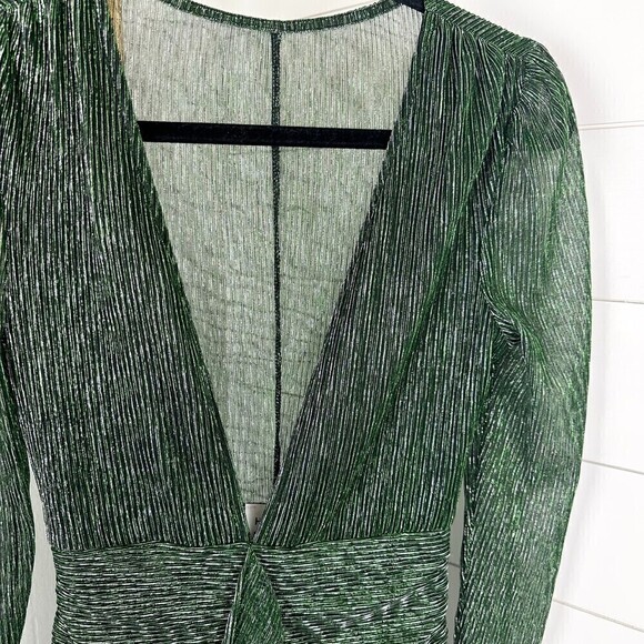 Hello Molly Dance Show Dress Emerald Green Mini Bodycon ASO NWT Size XS - Picture 12 of 16